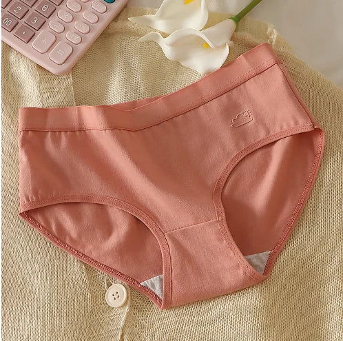 3Pcs Women's Cotton Underwear Panty Cute Sexy Panties Female Seamless Underpants Solid Color Panty Intimates Women Lingerie S-XL