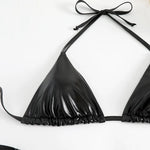 Sexy Gold Silver Red Strings Bikini 2024 Women Swimsuit Female Swimwear Thong Bikinis Set Brazilian Beach Bathing Suit Biquini