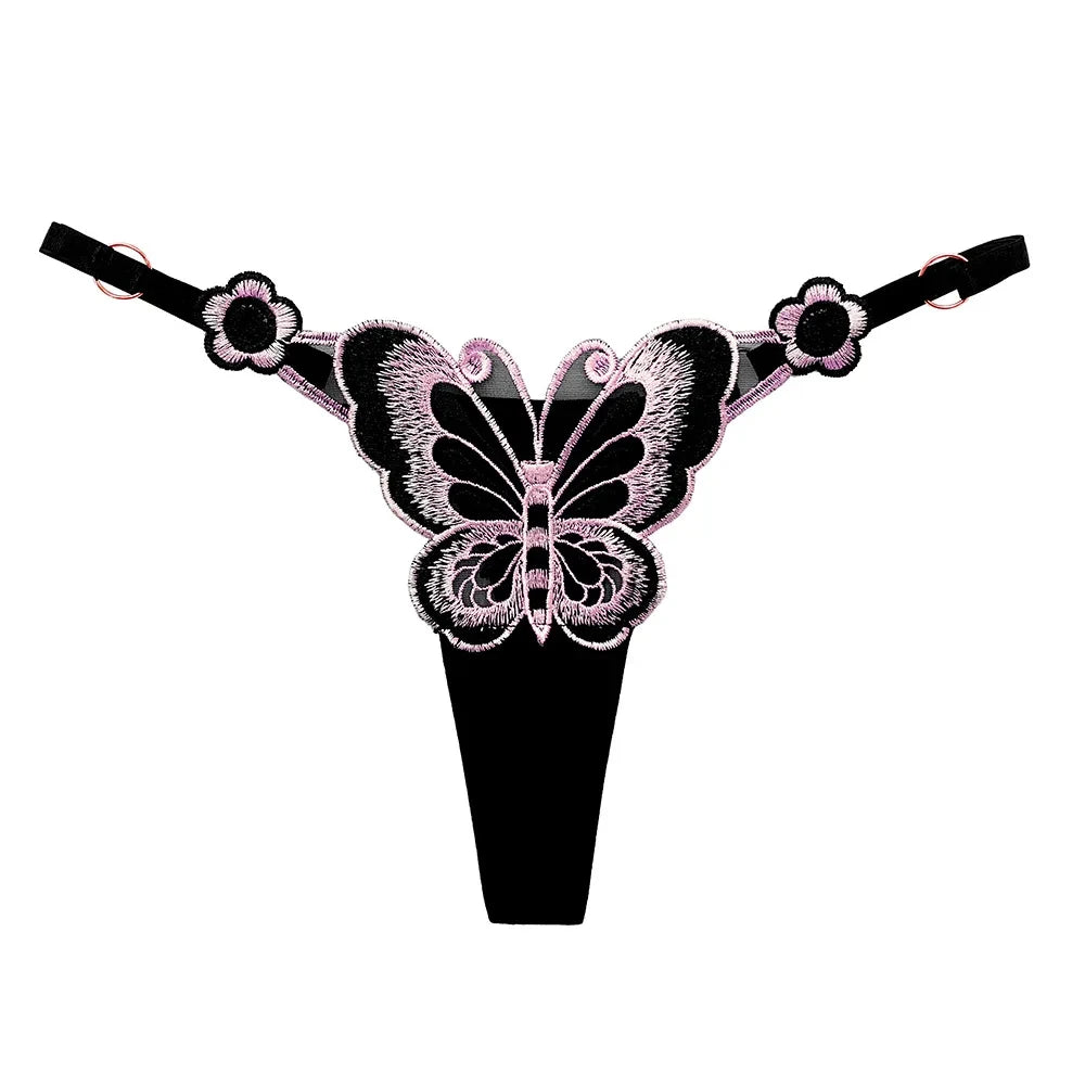 Sexy Girls G String Thin Thong Lace Panties Women Briefs Hollow Out Transparent Underwear Female Lingerie