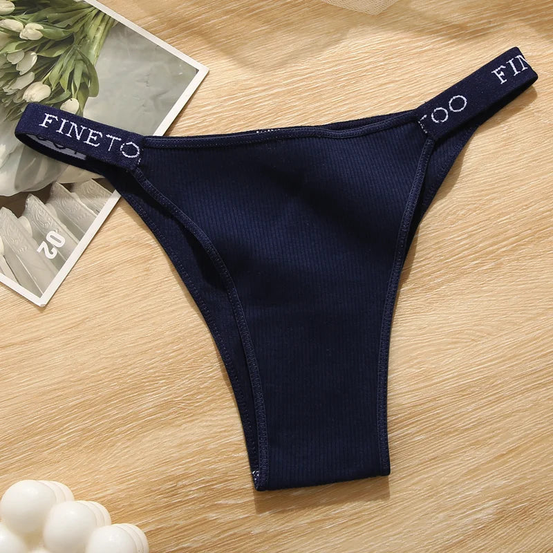 Sexy Women Cotton Brazilian panties Breathable Low Waist Female Underwear Soft Solid Color Intimates High Elastic Lingerie