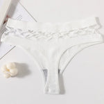 3Pcs/Set Sexy High Rise Panties Women Thongs Comfort G-String Underwear Sexy Lingerie Hollow Bottoms Female Underpants M-L