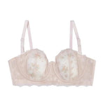 Summer Rabbit Cup Bralette Large Bust Light Support Thin Lace Beachwear Pure Comfort Wirefree Anti-Sagging Bra AU S-XL MOYISU
