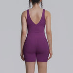 Women's Yoga Set Sports Running Fitness Beautiful Back Vest Hip Lifting Slim-Fit High Waist Shorts Training Gym Workout Suits