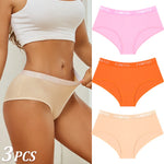 New 3Pcs Women's Cotton Briefs Letter Belt Underwear Women Panties Sexy Breathable Briefs Female Stretch Ladies Soft Lingerie