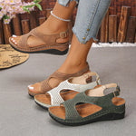 Fashion Designer Women's Wedges Sandals New Woman Breathable Sandals Fashion Comfort Handiness Summer Casual Female Sandals
