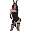 Easter Bunny Girl Cosplay 3-Piece Prop Set - Satin Headband Fluffy Rabbit Tail for Halloween Christmas