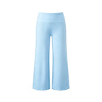 Women Solid Color Capri Pants High Waist Skinny 3/4 Length Flared Pants Casual Loose Fit Cropped Jogging Trousers Daily Summer