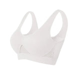 S-6XL Hollow Out Women Sport Bra Fitness Yoga Running Vest Underwear Padded Crop Tops Underwear wireless gym top bras Breathable