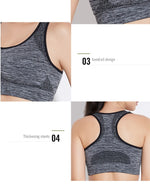 New Sports Bra Women Seamless Gym Jogging Crop Top Female Tops Yoga Fitness Shockproof Vest Sport Bras for Women Sutian Feminino