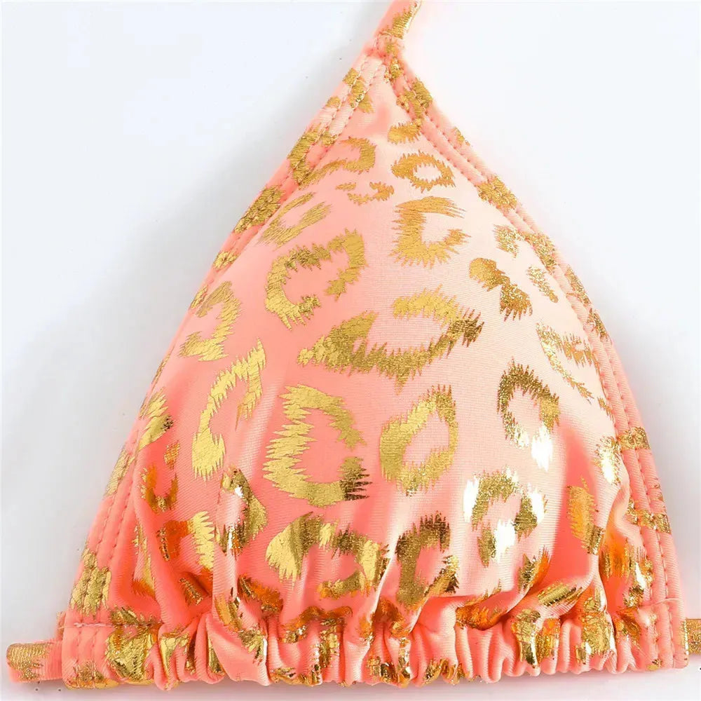 Fish Scales Shiny Halter Triangle Bikinis Sets Swimwear Women Micro Thong Swimsuits Swimming Suit Biquinis Bikinis de Mujer 2026