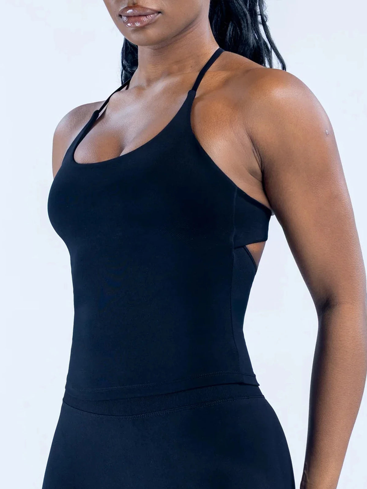 Women's Cross Back Yoga Tank Top | Racerback Sports Vest for Gym Running Fitness Workout