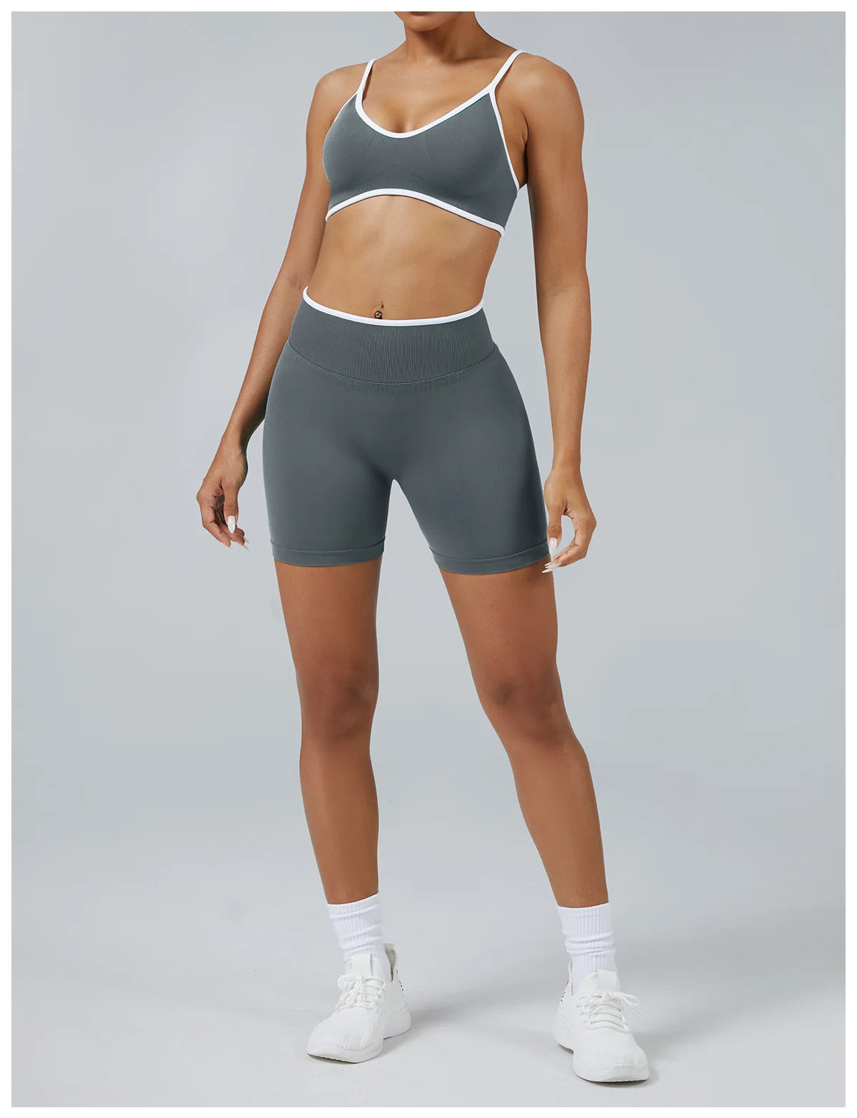 2PCS Yoga Suit Seamless Sports Set Gym Outfits Women Tracksuit Running Workout Clothes Sports Bra Athletic Wear Yoga Clothing