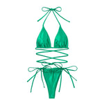 Sexy Micro Bikini 2025 Criss Cross Swimwear Bandage Woman Swimsuit Female Thong Bikinis Set 2 Piece Women Bathing Suit Beachwear