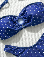 XS - L Polka Dot Bandeau Bikini Women Swimwear Female Swimsuit Two-pieces Bikini Set Brazilian High Cut Bathing Suit Swim Lady