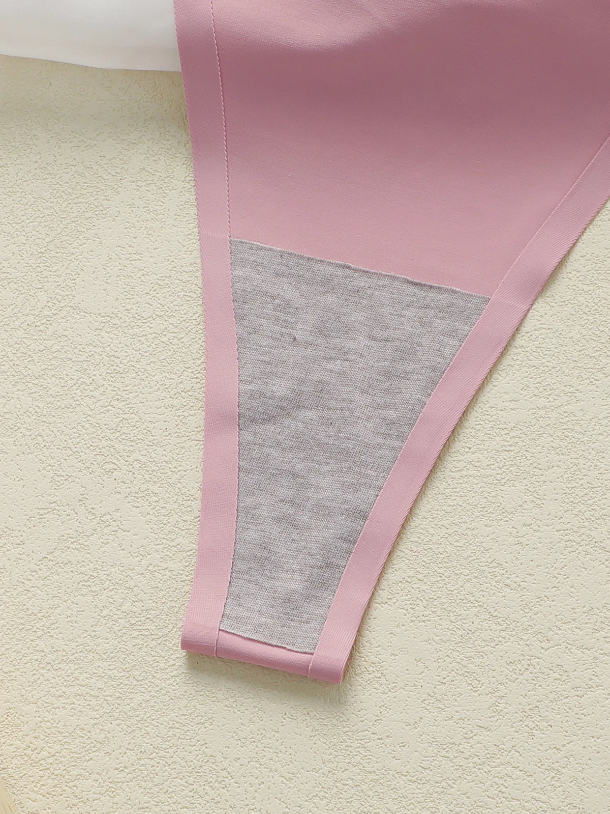 Pink Women Set Solid color daily lingerie set push up bra comfortable close fitting lingerie set Small chest appears larger 2051