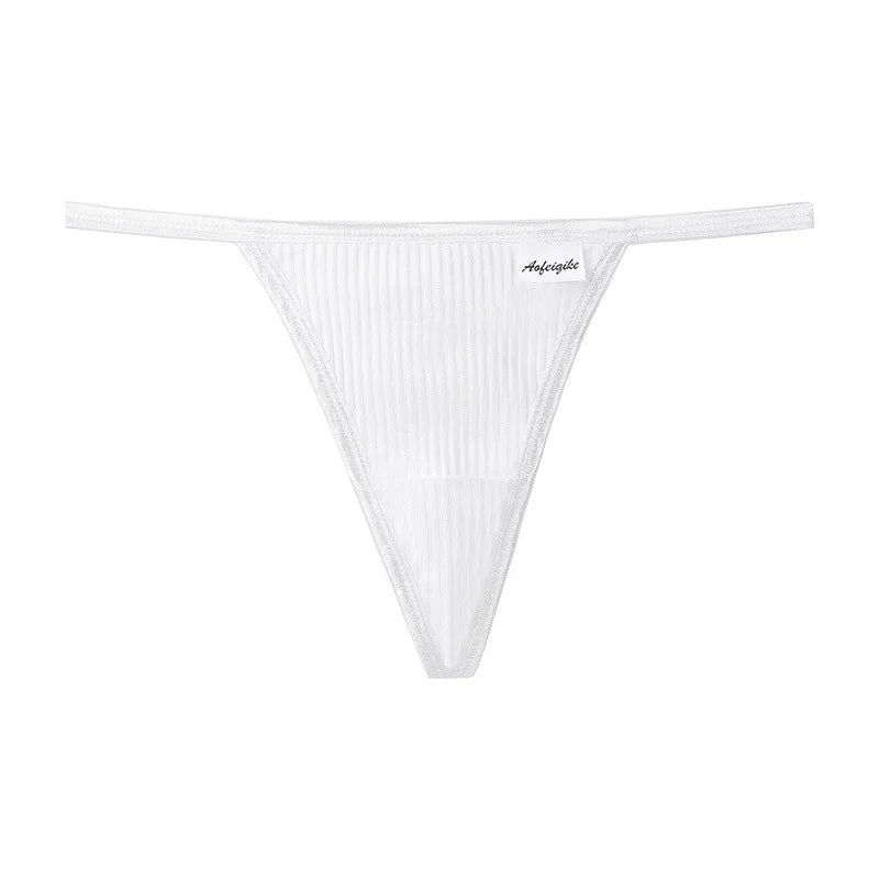 Sports Cotton Sexy Women's Panties Simple Thongs Lingerie Briefs Female Underwear G-Strings Hot T-Back Breathable Underpants