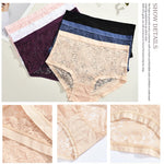 2Pcs/Set Women Sexy Panties Hollow Out Lace Floral Ladies Briefs Low Waist Solid Comfortable Hot Sale Female Underpants S-XXL