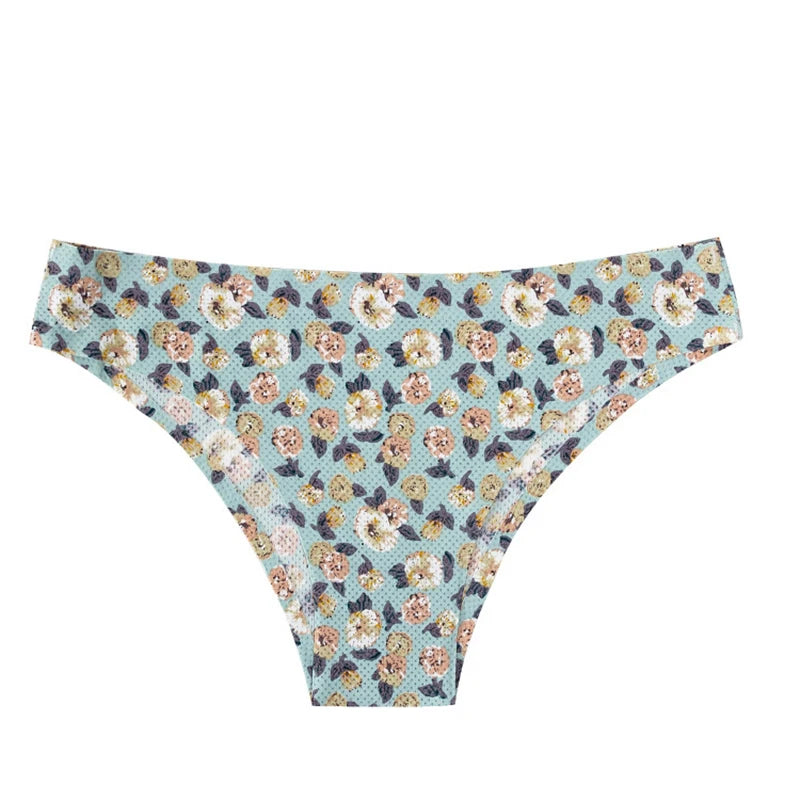 Women Thongs Fashion Floral Panties XS-XL Female Underpants Ladies Sexy Underwear Women Bikini Panty New Panties For Woman 2022