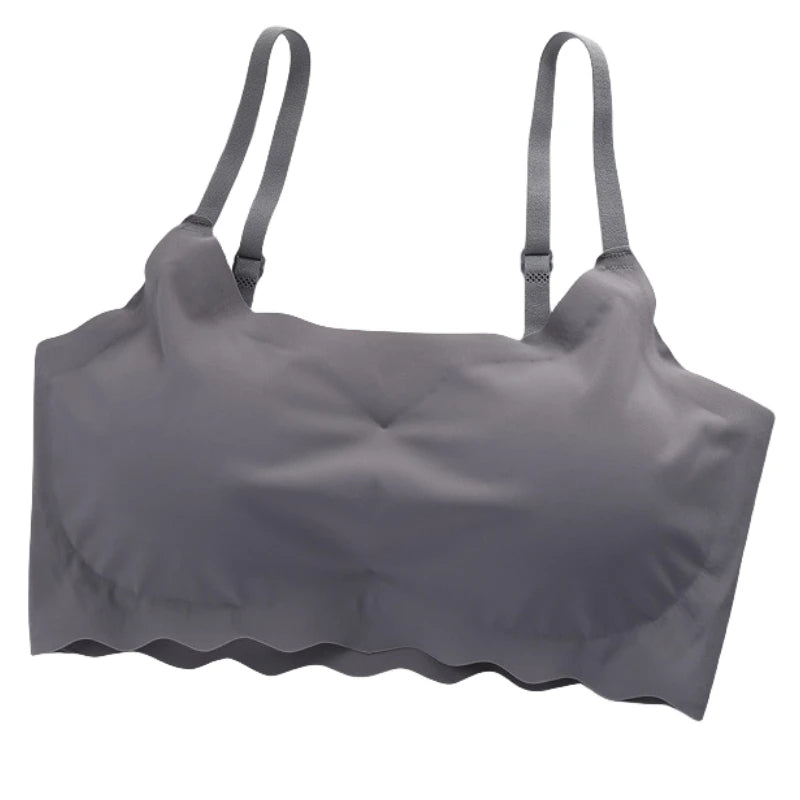 Seamless Bra Push Up Bras For Women Ice Silk Underwear Sports Fitness Bra Sexy Lingerie No Steel Ring Soft Support Bra