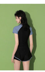 Swimsuit Women's Summer Split Casual Sports Plus Size Swimsuit Conservative Slimming Swimming Pool Swimming Equipment