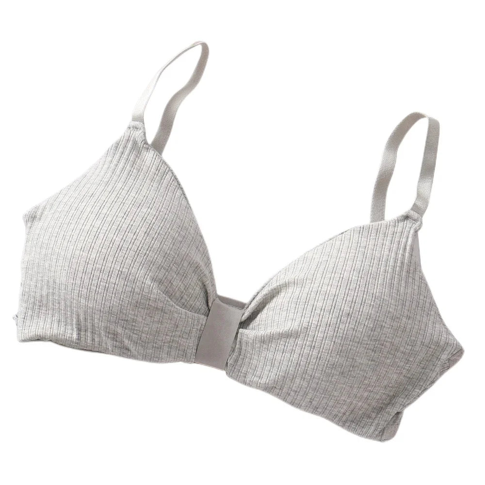 Push-Up Bras for Women Sexy Adjustable Straps Brassiere Wire Free Bra Seamless Underwear Solid Color Lingerie One Size