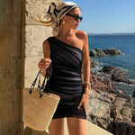 New 2Pcs Black Hollow Swimsuit Women Sexy Swimwear With Midi Skirt Push Up Bikini Female Biquini Bathingsuit Bodysuit Beachwear