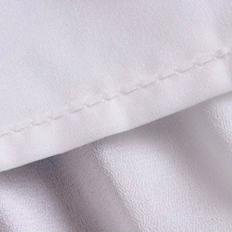 High Waist Elastic Pleated Skirt for Women Spring Summer Chiffon Skirts Vintage Patchwork White Black Long A-Line Skirt