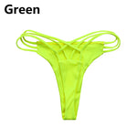 Women Cross Strap Swimwear Sexy Bikinis Bottom Fashion Swimsuit Bikini Panties Cheeky Thong Bikini Bottoms Swim Trunks