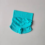 High Waist Women's Yoga Fitness Shorts Tight Fit Abdominal Slimming Lifted Buttocks Three Part Pants Exercise Clothing