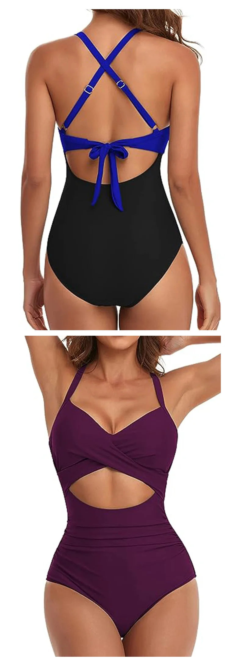 Leopard One Piece Swimsuit 2024 New Halter Push Up Swimwear Women Swimsuit Bathing Suit Beachwear Monokini Female Swimming Suits