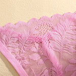 4PCS Sexy Hollow Out Lace Women Lingerie Underpants Female Lace Transparent G-string Thong Low Waist Female Soft Intimates S-XL