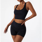 Comfortable Skin Friendly Summer High Waist Yoga Shorts Gym Hip Lift Pants Pocket Breathable Running Cycling Sports Shorts Women