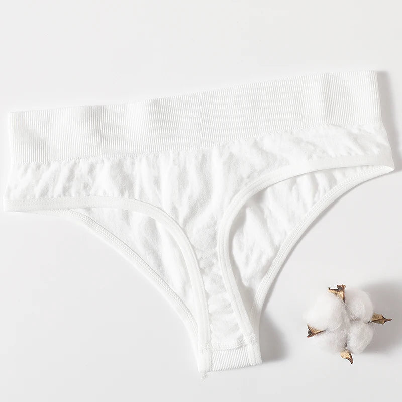 2Pcs/Set Women Panties High Waist Panties Sexy Bodyshaper Thongs Female Underpants Seamless Underwear Sports G-string Intimates