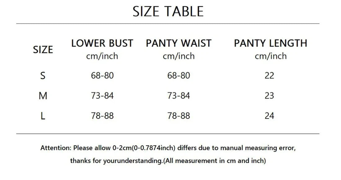 Women's 3 Piece Lingerie Set Sexy Hollow Out Satin Bow Tie Bra and Panty Set with Thigh Straps