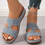 Ladies Shoes Open Toe Women's Slippers Fashion Outdoor Casual Summer New Plus Size Light Comfortable Flat Slippers 2026 New