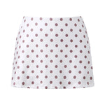 Women's Fashion Skorts Mini Skirts Dot Print Short Skirts Summer Casual Skirts for Party Streetwear