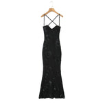Women's Fashion Three-Dimensional Flower Heavy Craft Fishbone Underwire Dress For Woman Pure Desire Casual Elegant Dress Z3MN