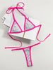 Sexy Halter Extreme Mini Micro Thong Bikini Women Swimwear Female Swimsuit Two-pieces Bikini set Bather Bathing Suit Swim K4870