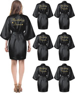 6 Pieces Bridesmaids Robes for Wedding Bridal Robes Matron Maid of Honor Wedding for Bridal Party Gifts