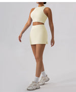 2025 Tennis Skirts Shorts Women Solid Sports Gym High Waist Yoga Fitness Shorts Slim Fit Breathable Running Fitness Mini Skirt