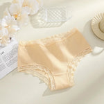 Women's Seamless Cotton Briefs Women Panties Solid Color Breathable Underwear Female Low Waist Soft Lingerie S-XXL