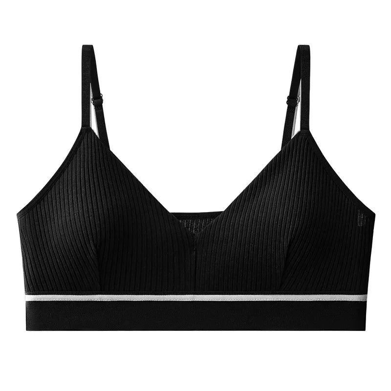 Women Bra Wire Free Cotton Bras Female Seamless Underwear Solid Color Lingerie Girls Breathable Sexy Bralette