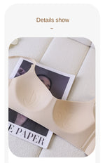 MOYISU Traceless Bra Women's Small Breasts Hold Together Without Underwire Comfort Skin Friendly Soft Support Bra Women's Bras