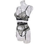 Two-piece Women's Set G-string Transparent Underwear Lolita Romantic Lingeries Set Sexy Bra and Panties Sets Lingerie for Woman