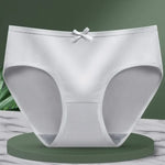 1 Pack Classic Daliy Panties Women Breathable Soft Low-waist Briefs Solid Color Ladies Comfort Underwear M-XL