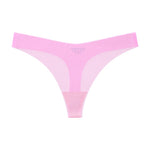 Girls Briefs Seamless Women Panties Sexy G String Ice Silk Underwear T Back Sports Yoga Thong Traceless Plus Size S-XL