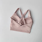 Women's Shock-Absorbing Yoga Sports Bra Summer Fitness Gathered Breasts Accessory Breathable Comfortable Yoga Sports Bra