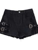 New High-Waisted Sexy Pants Denim Shorts JeansSolid Color Thin Charming Elegant Pure Desire Shorts For Woman Beautiful 5AML