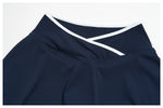 Summer New Outdoor Breathable Yoga Sets Women Color Block Shockproof Sports Bra Tennis Pleate Skirt Gym Workout Fitness Suits