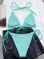 Sexy Extrem Bikini 2026 Women Hot Pink Cut Out Ribbed Push Up Thong Swimsuit Brazilian Bathing Suit Tie Side G String Swimwear